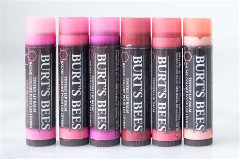 burt's bees tinted lip balm.